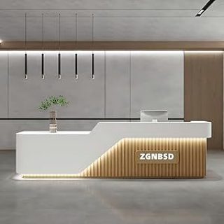 ZGNBSD Reception Desk - Elegant Front Desk…